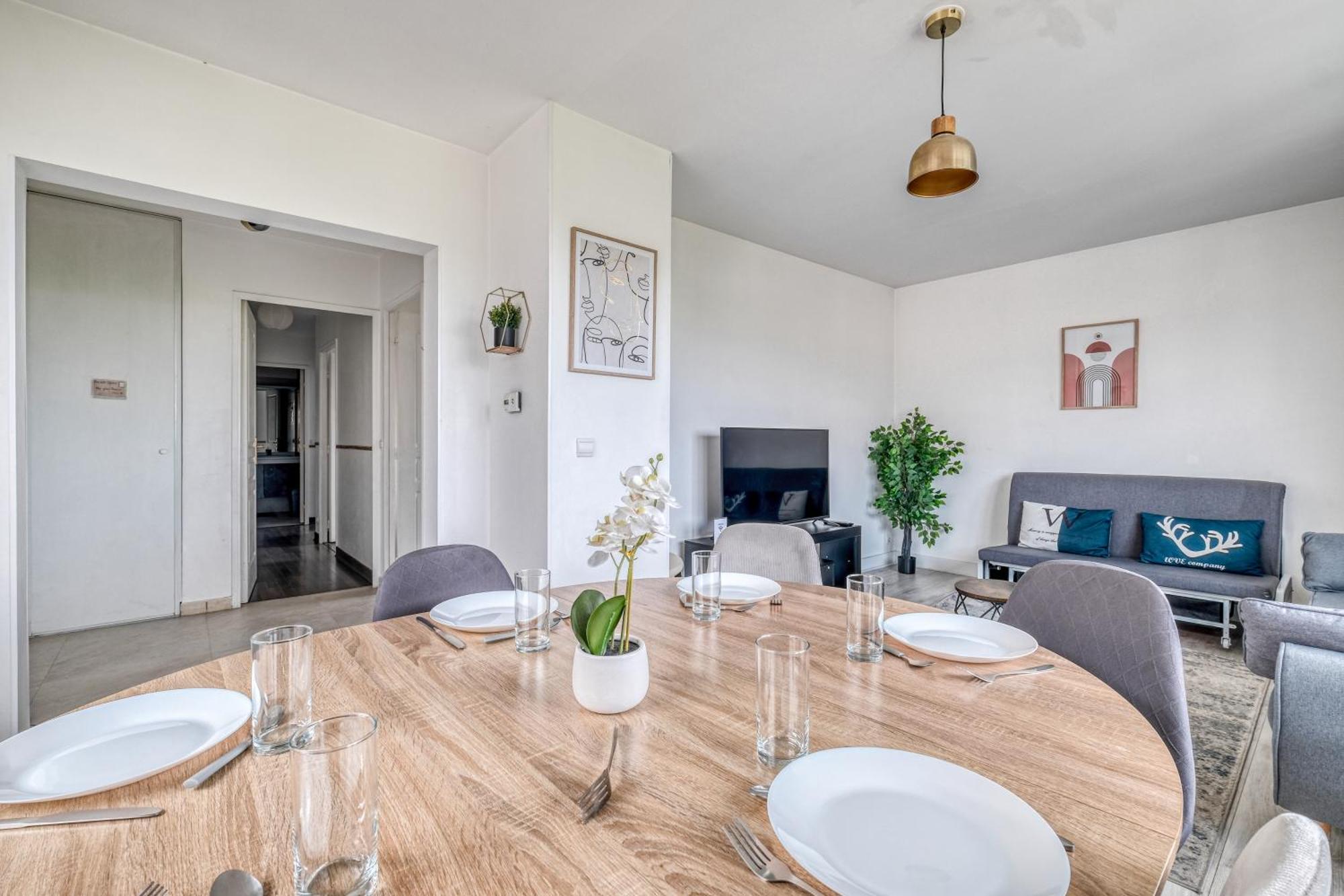 Appartement Family Terrasse 6-7Pers Proche Disney Et Gare Montévrain Eksteriør billede